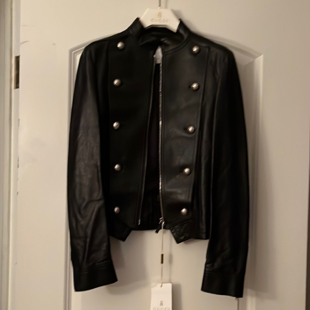 Gucci lamb skin Jacker girls size 12